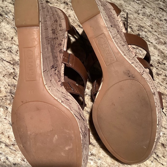 Chaps Wedge Sandals Size 8 - Picture 6 of 6